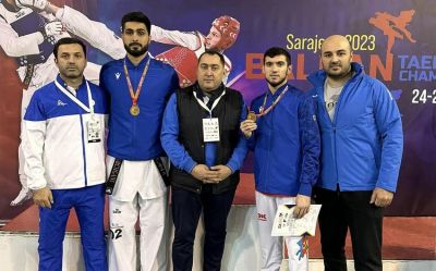 Azərbaycan taekvondoçuları “Balkan Cup”da 2 qızıl medal qazanıblar